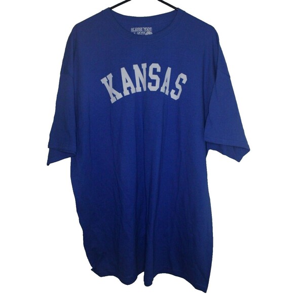Classic Other - Classic Teaze, Kansas, Blue, Short Sleeve, T-Shirt, Size 2XL, Shirt